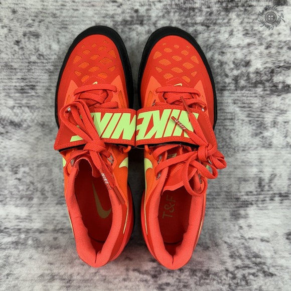 New No Box Nike Zoom Rotational 6 Track Throw Shoe Red Men 6 Wmn 7.5 FZ9606-600 - Picture 5 of 9
